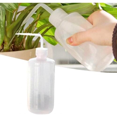 250/500ml Curved Spout Plastic Watering Can Squirt Squeeze Spray Bottle plastic sub-bottling bottle flower watering bottle