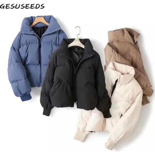 Gesuseeds Women's Black Down Jackets