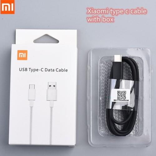 Xiaomi Mi USB Type C Cable 100CM USB-C Fast Charger Data Line For XIAOMI MI 10 9 8 Pro F1 F2 A3 Mix 2 2s 3 Redmi Note 9S 8 8A 8T