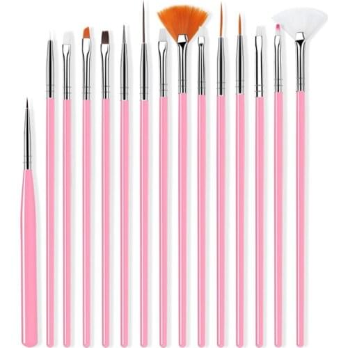 Nail Brush For Manicure Gel Brush For Nail Art Brush Acrylic Liquid Powder Carving Gel Polish Nail Brushes Set Nail Accessoires