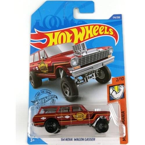 2020-174 Hot Wheels car 1/64 64 CHEVROLET NOVA WAGON GASSER Collection Metal Die-cast Simulation Model Cars Toys