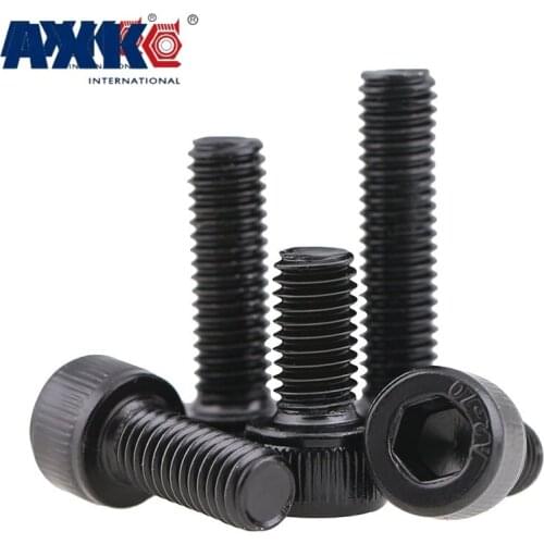 M12 M12*1.5*25/30 M12x1.5x25/30 1.5mm Pitch 12.9 Grade Carbon Steel Full Fine Thread Cap Allen Head Bolt Hexagon Socket Screw