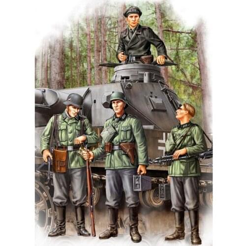 HobbyBoss model kit 84413 1/35 German Infantry Set Vol.1 Early Soldier Figures Model