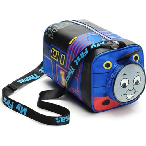 Thomas and Friends Cartoon Backpack Thomas School Bag Children Kids Travel Bags Storage Building Blcoks Bag
