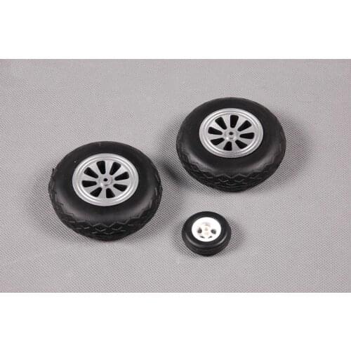 FMS 1400mm 1.4m P-51D V7 V8 / P-51B P51 Mustang Front and Rear Tire set FMSSU133 RC Airplane Model Plane Parts