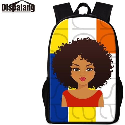 Printing Personalized School Bag for Girls Lady Style Backpack Bulk Bookbag Pattern Children Travel Day Pack