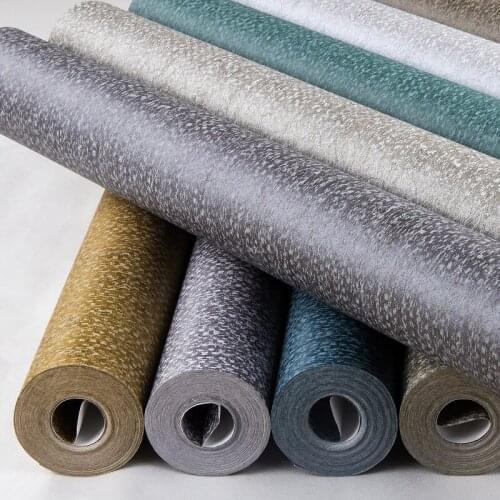 Beibehang Plain green wallpaper home improvement bedroom living room TV background wall composite silk non-woven 3d wallpaper