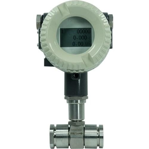 DN10 Liquid turbine flow meter LCD display with4-20mA outputscrew connection Turbinr flowmeter