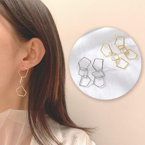 GorGor Fun Chain Earrings Women Girls Needle Hypoallergenic Stainless Steel or Chain Dangle Drop Earring DKE-1111