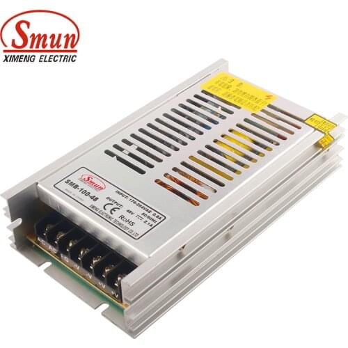 SMUN SMB-100-48 100W Ultra Thin Type Single Output Switching Mode Power Supply 48V 2.1A AC-DC Slim Led Driver