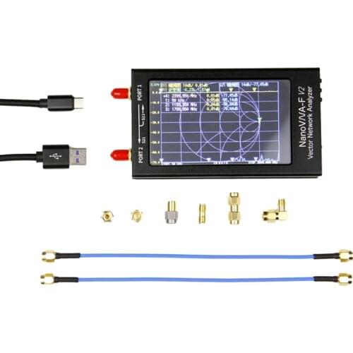 New NanoVNA V2 3G Vector Network Analyzer 4.3 inch LCD Display NanoVNA-F V2 50KHz-3GHz Antenna Analyzer
