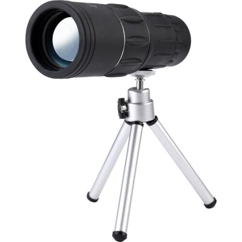 16X52 Zoom Optical HD Lens Monocular Telescope+ Tripod+ Clip For Universal Phone For Hunting Sports Outdoor Camping Travel