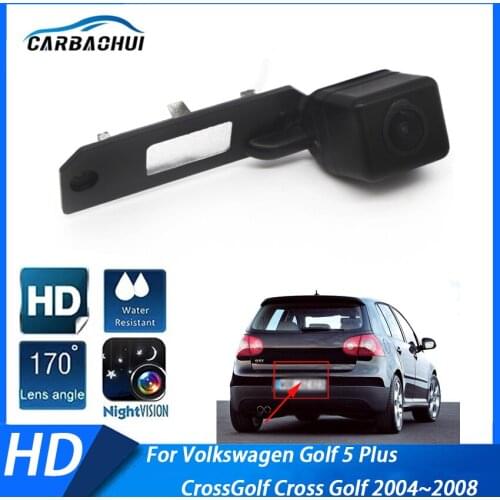 Car Rear View Reverse Night Vision Waterproof Camera For Volkswagen Golf 5 Plus CrossGolf Cross Golf 2004 2005 2006 2007 2008