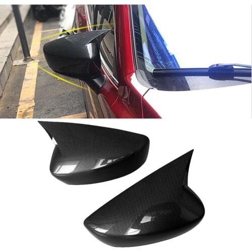 Car Styling Door Rearview Mirror Housing decorate Rear-view Mirror Cover Sticker Trim For Mazda 3 M3 Axela 2014 2015 2016