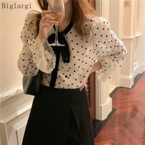 Блузки в горошек BigLargi China At AliExpress