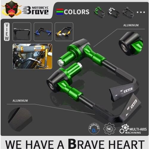 For KAWASAKI Ninja ZH2 2019 2020 2021 ZH 2 Motorcycle 7/8"22mm CNC Handlebar Grips Guard Brake Clutch Levers Guard Protector