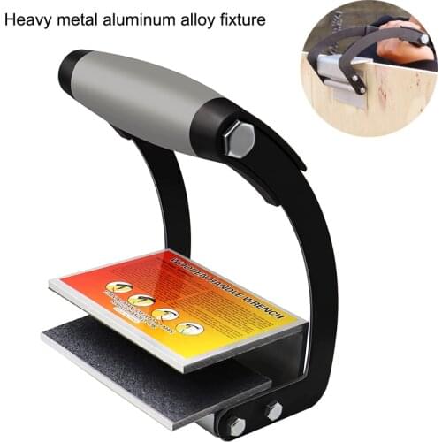 Plywood Onboard Tools Heavy Metal Aluminum Alloy Fixtures Onboard Handles Woodworking One-handed Gypsum Board Hand-clamping Tool