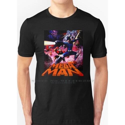 Mega Man 1 Nes Classic T Shirt 100% Pure Cotton Mega Man 1 Megaman Nes Nintendo 8bit Nintendo 16bit Nintendo Snes Mega Man Nes
