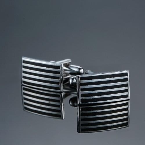 Classic striped Cufflinks new design style French groom Cufflinks button 1 double free shipping