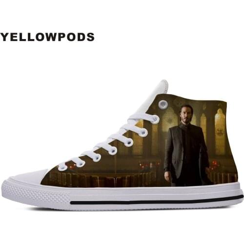 Mens Casual Shoes Funny High Quality Handiness Keanu Reeves John Wick Outdoor Sport Shoes Lightweight Breathable Casual Shoes
