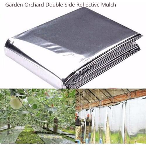 New Silver Plant Hydroponic Highly Reflective Mylar Film Grow Light Accessories Greenhouse Reflectance Coating Plant Covers