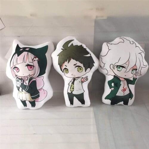 Anime Danganronpa V3 Dangan Ronpa Saihara Shuichi Plush Cartoon Throw Pillow Cushion Toys Cute Soft Stuffed Dolls Cosplay Gift
