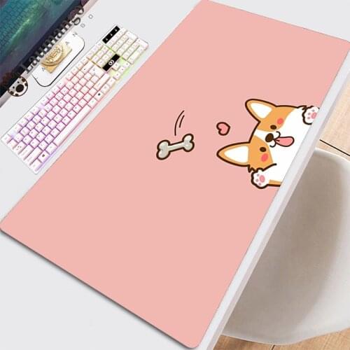 Corgi Lovely Butt Mouse Pad Anime Diy Computer Mat Mause Large Laptop Pc Mats Game Keyboard Gaming Pads For Mousepad Carpet