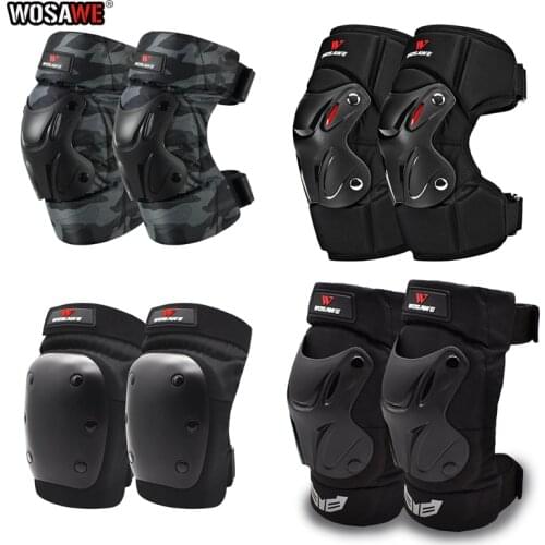 WOSAWE Motorcycle Kneepads Skate Skiing Racing Off-Road MTB Bicycle Motorcycle Knee Guards Elbowpads Protective gear Adult