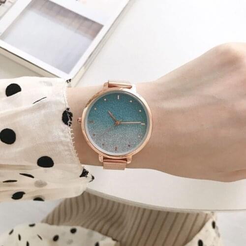 UTHAI CE55 womens watch bracelet watch simple and versatile casual round student light luxury niche ladies quartz watch