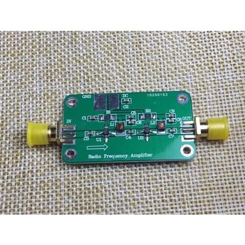 NEW 1PC RF Broadband Low Noise Amplifier 1MHz-2000MHz 64dB Gain NF: 1.8