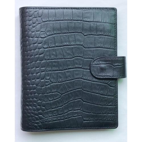 2020 Presell 17.5x14.5 Weird A6 notebook Diary planner Croc Grain Leather journal Stationery notepad Agenda Organizer Big Pocket