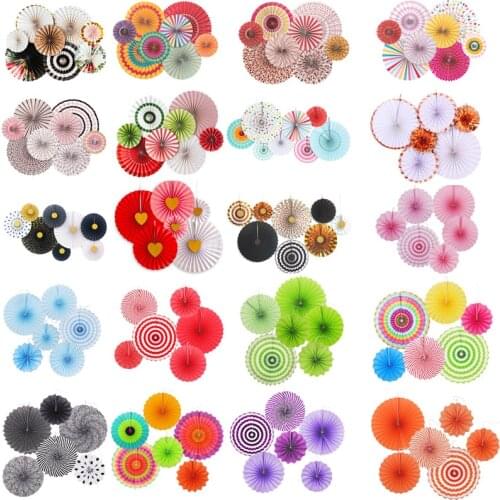 Paper Fan Flower Dress Up Suit Wedding Arrangement Shop Window Shopping Mall Handmade Folding Fan Birthday Party Diy Decoration