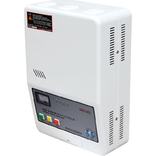 DELIXI SVC-B 7KVA single phase AC voltage stabilizer Wall-mounted stabilizer home voltage stabilizer 100% copper coil 150-250V