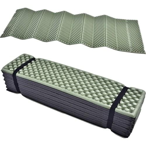 Camping Mat Outdoor Foam Seat Ultralight Folding Camp Bed Egg Cell Tent Backpacking Hiking Waterproof Sleeping Pad 188x57cm