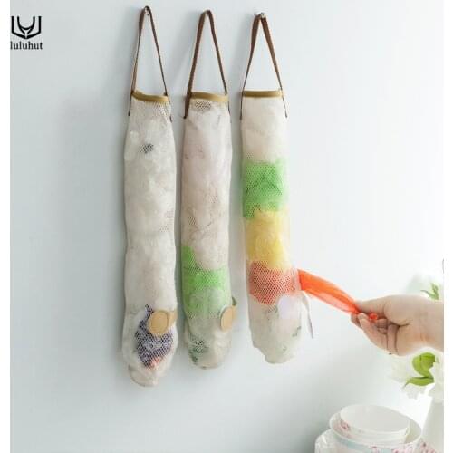 Luluhut creative onion hanging bag hollow breathable fruit and vegetable mesh storage bag potato garlic ginger hanging pocket