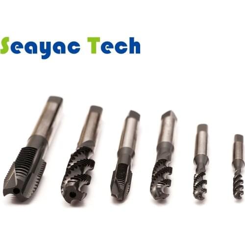 M2 HSS Spiral Flute Thread Machine Taps black color wire tapping high speed steel material taps