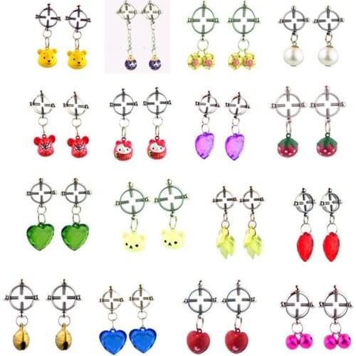 Metal Nipple Clip Appeal Nipple Clamps Correction Appeal Bell Strawberry Bell Lucky Cat