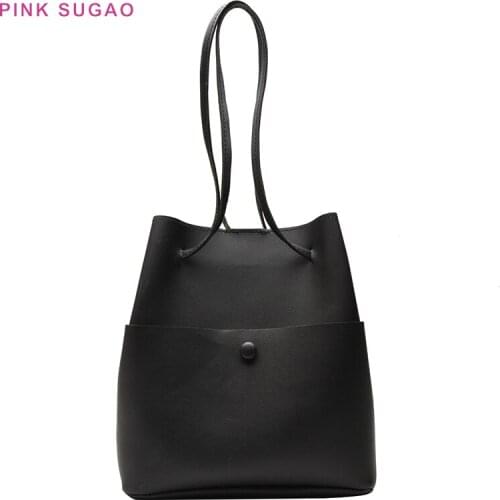 PINK SUGAO Faux Leather Bags For Women