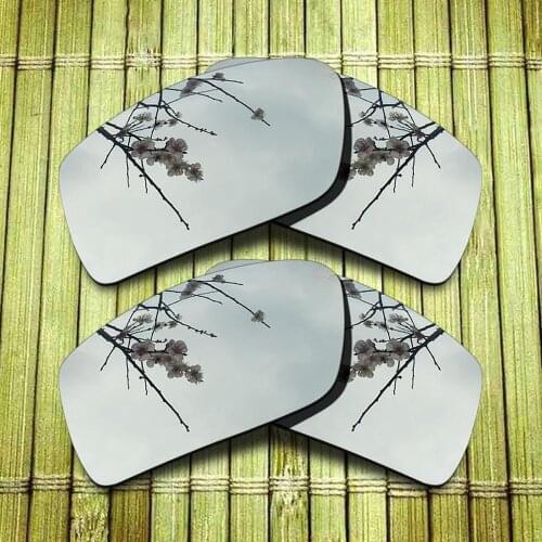 Polarized Replacement Lense For-Oakley Gascan Sunglasses Frame True Color Mirrored Coating - 2 x Chrome Combine Options