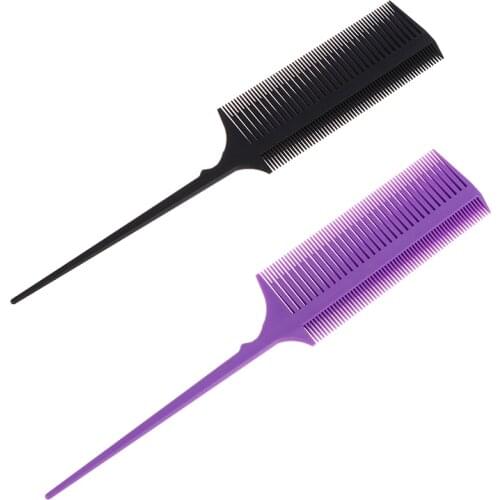 Pick Dyeing Comb Profession Dyeing Comb Hair Brush For Hairdressing Weave Comb Tail Pro-hair Dyeing Comb Weaving Cutting Combs