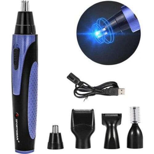 Professional Nose Ear Eyebrow Hair Trimmer Shaver Clipper Razor Set Hair Cutting Machine For Men Hair Cut USB Charging