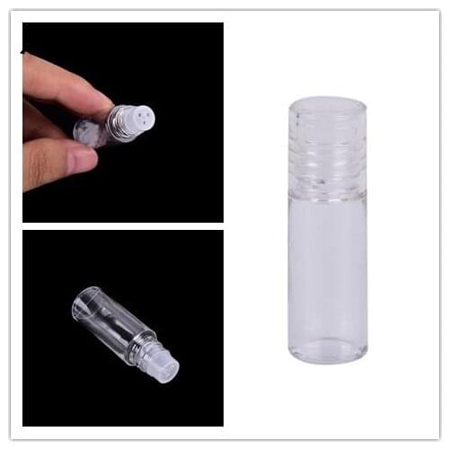1PC/5PCS 3ml Transparent Plastic Empty Bottle Screw Lid Makeup Cosmetic Sifter Loose Powder Jars Container Hot