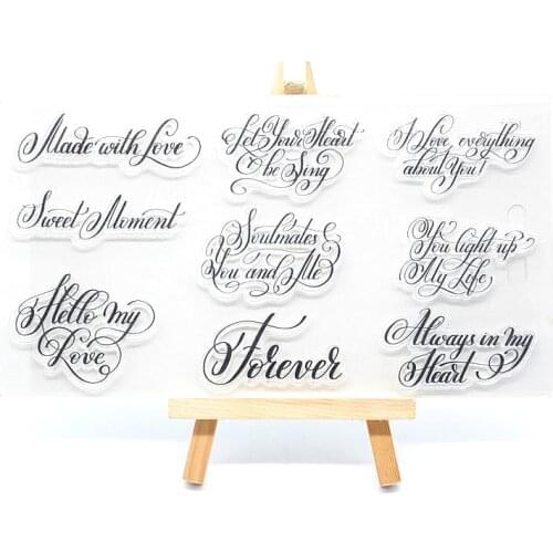 Forever Clear Stamp for Card Making Decoration and Scrampbooking Happy birthday Clear stamp