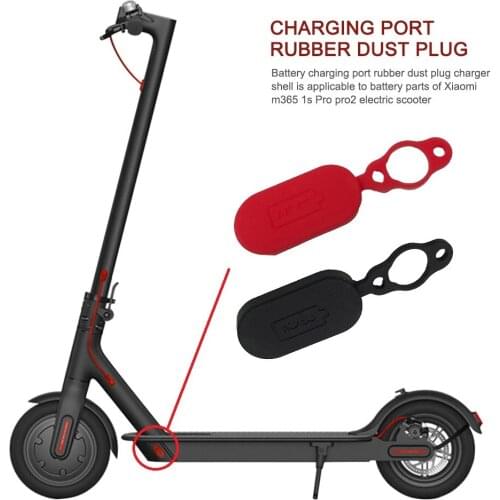 Electric Scooter Battery Charging Port Dust Plug Rubber Case Waterproof Charger Cover Shell for Xiaomi M365 1S Pro/Pro2 Scooter