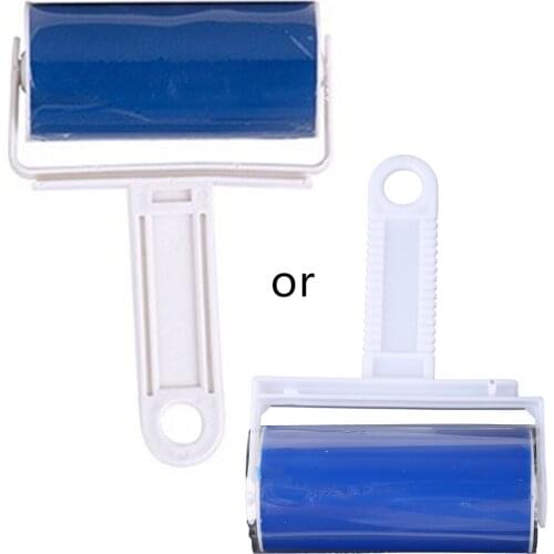 H7EA Roller Dust Cleaner Reusable Washable Lint Sticking for Clothes Pet Hair Cleaning Sticking Carpet Cleaner Brushes