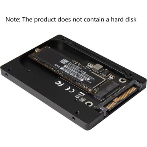SFF-8639 U.2 to NVMe M.2 M-key PCIe SSD Case Enclosure Converter SSD Adapter PCIe M2 Converter for Desktop Computer CNC BOX
