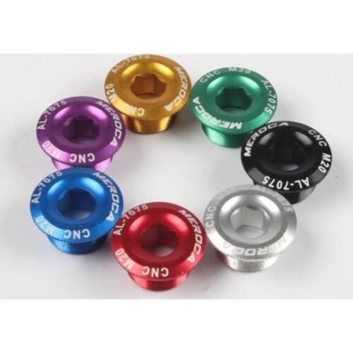 Bicycle Crank Screw Cap Arm Bolt M18 M20 MTB Road Bike set Fixing