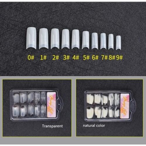 100pcs/lot 10 Size 3 Colors False Nails Display Tips Stiletto Faux Nail Wheel Clear Tip Nail Showing Shelf Salon
