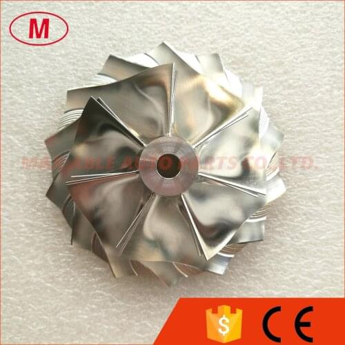 T88 High Performance Turbocharger Aluminum 2068/Milling/Billet Compressor wheel 69.67/95.00mm 7+7 blades for T88-34D/49188-0270