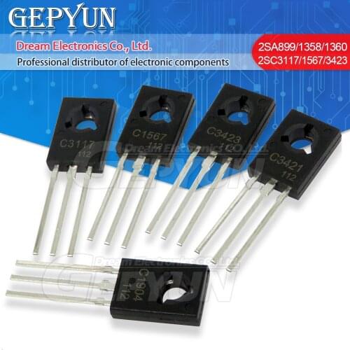 10pcs 2SC3950 TO-126 C3950 TO-126F 2SC2314 2SC1904 2SA899 2SC4137 2SC3423 2SC3117 2SC1567 2SA1358 2SC3421 2SA1360 C2314 C1567